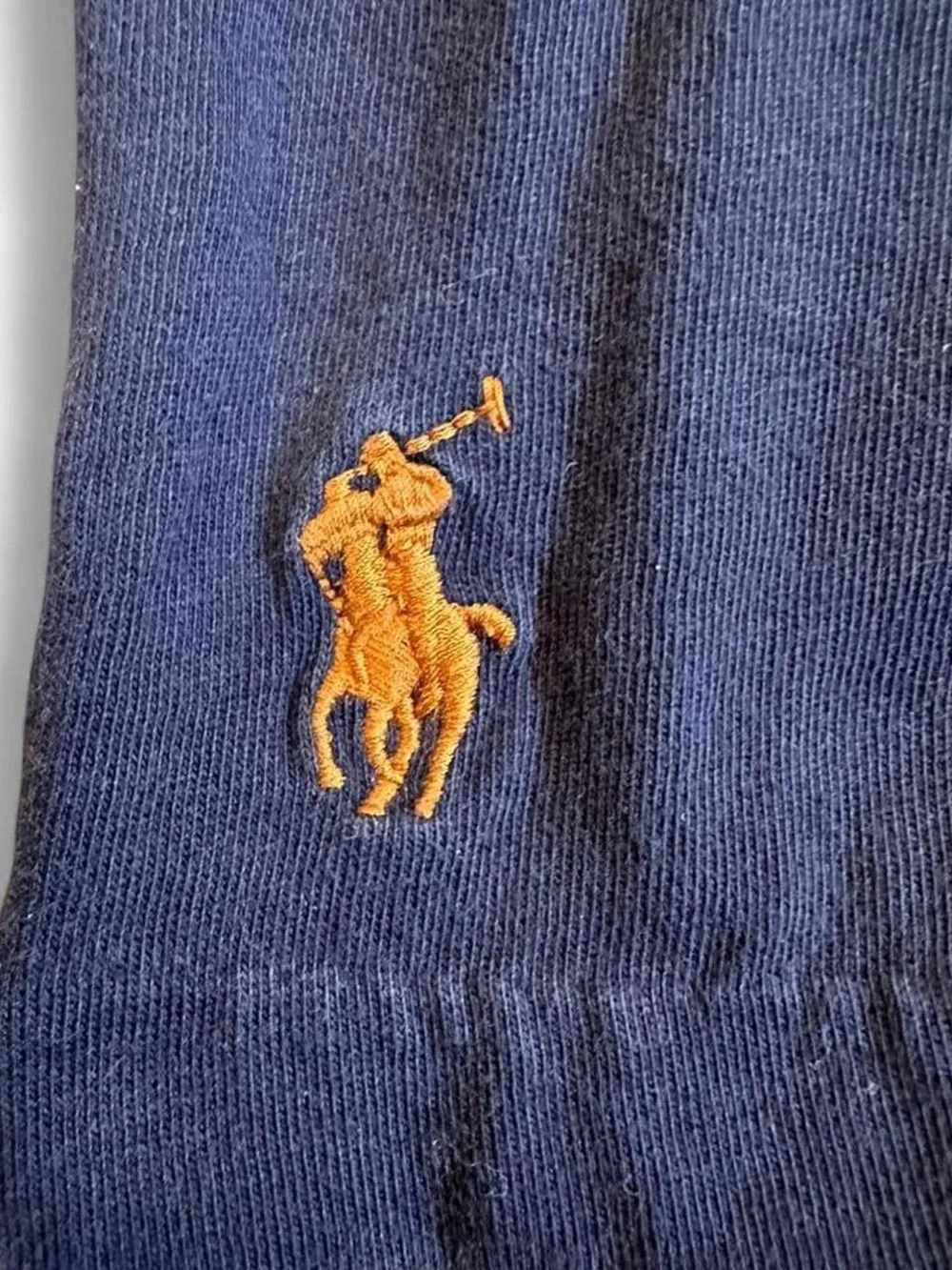 Polo Ralph Lauren Men’s Navy Blue Spell Out Logo Classic Fit T-Shirt Size L‎